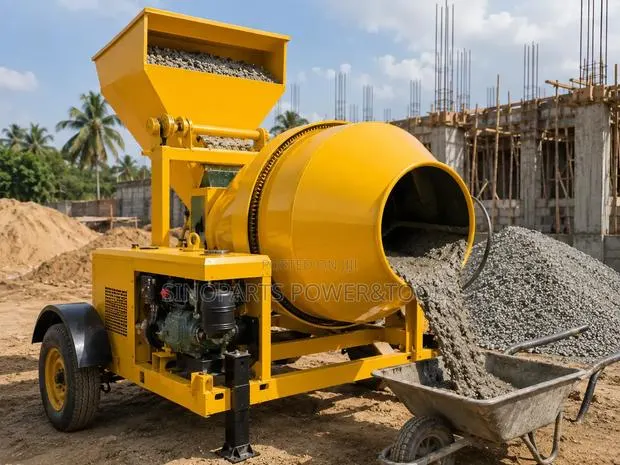 350L Self Loader Concrete Mixer 18HP Diesel Heavy Duty · Photo 1