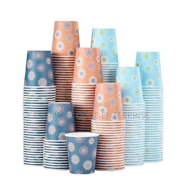 Disposable Paper Cup 8oz/237ml Small Size Carton, 20packs/50 · Photo 1