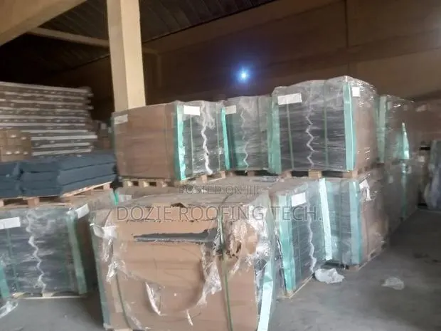 Stone Coated Eurotiles Roofing Sheet and Water Connector · Photo 1