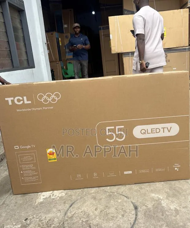Choose Durable TCL 55” Qled Smart Television(Black). · Photo 1