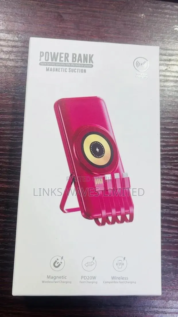 Magnetic Wireless Fast Charging Power Bank Available · Photo 1