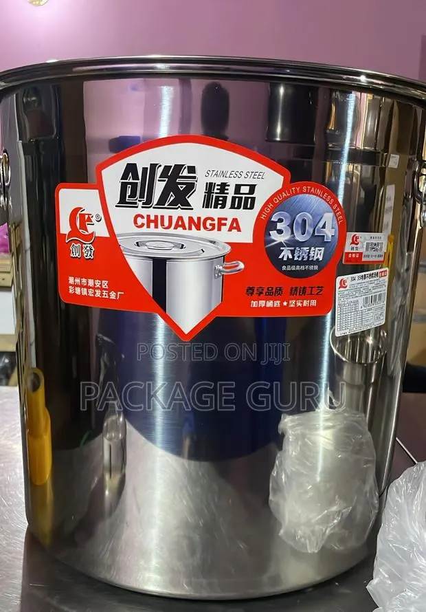 Stainless Steel Stock Pots (SS304) - 40cm · Photo 1