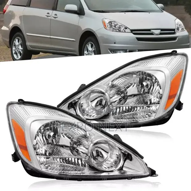 Pair Headlights Headlamps for 2004-2005 Toyota Sienna Left & Right · Photo 1