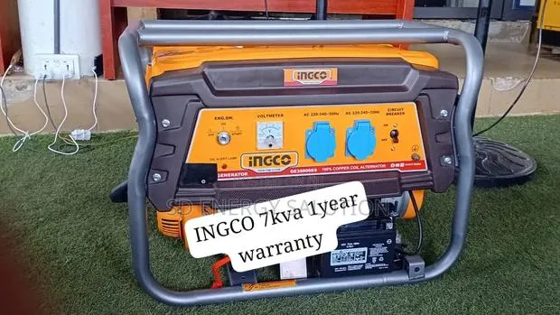 Ingco 7kva Petrol Generator – Reliable Power for Home Business 7kva · Photo 1