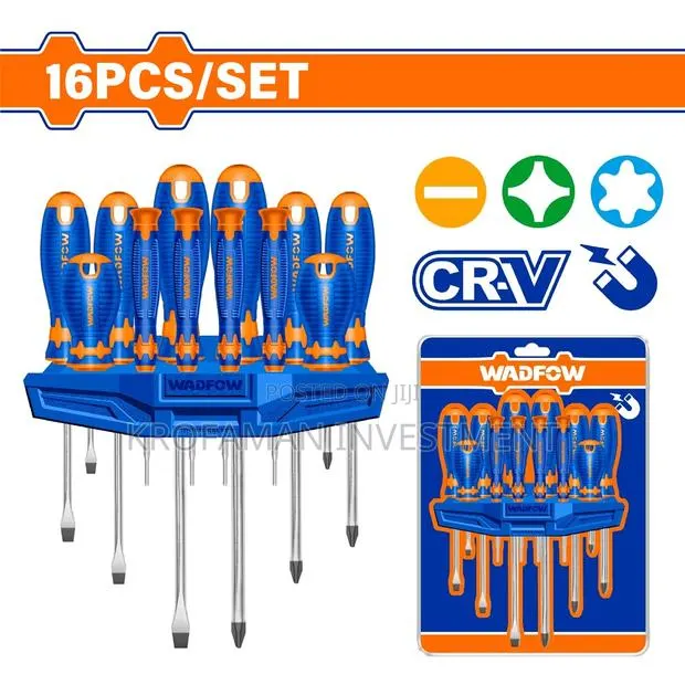 Wadfow Wss1416 Set of 16pcs Cr-v Material Screwdriver Set · Photo 1
