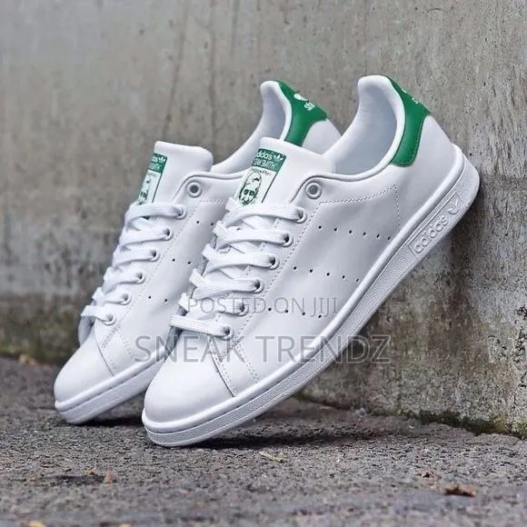 Adidas Stan Smith Mid Blue Green and Whait · Photo 1