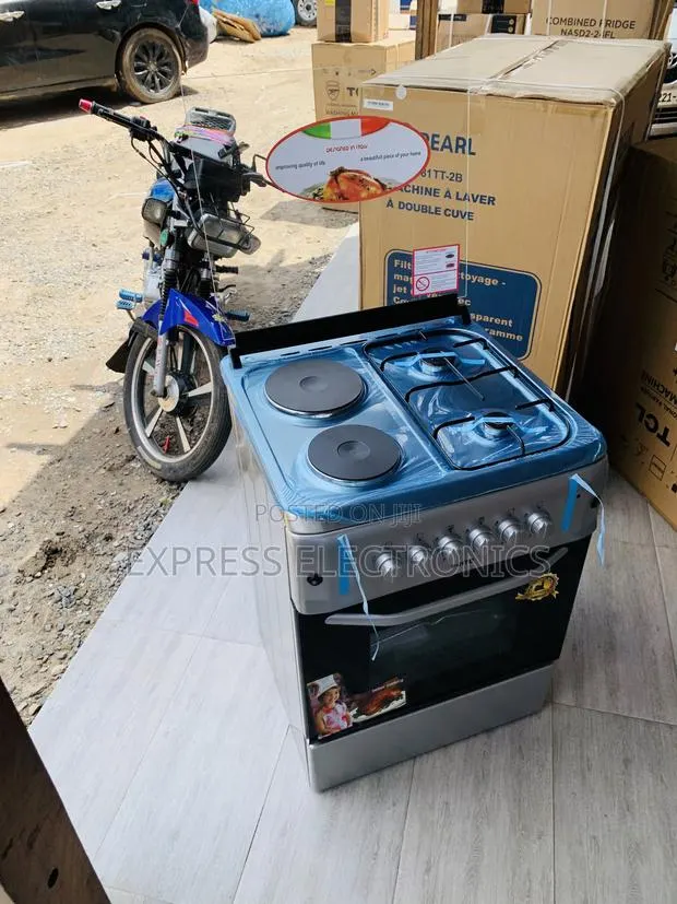 Less Expensive 2-2 Gas Electric Cooker Oven Rotisserie 60/60 · Photo 1