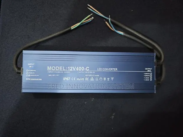 Waterproof Sealed 220vac to 12vdc Dual Output Led Power Supply · Photo 1