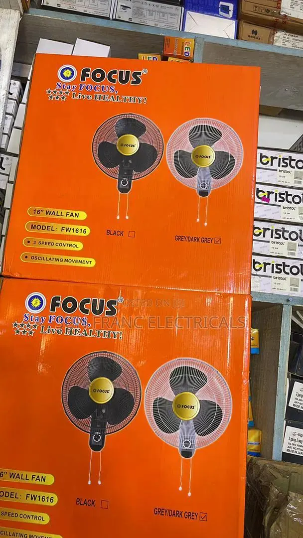 16" Focus Wall Fan · Photo 1