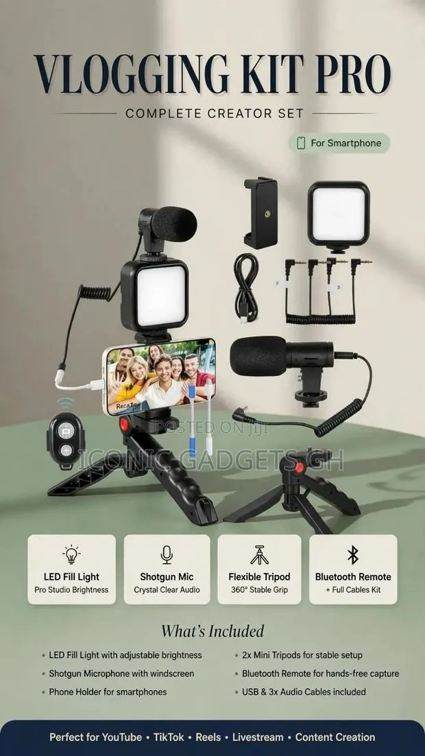 Vlogging Kit Complete Creator Set