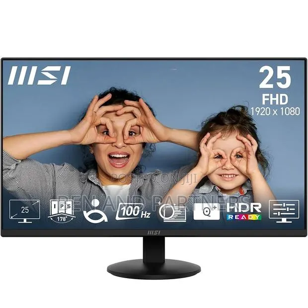 Msi 25”, Fhd, 100hz, Hdr, 1ms Professional Monitor · Photo 1