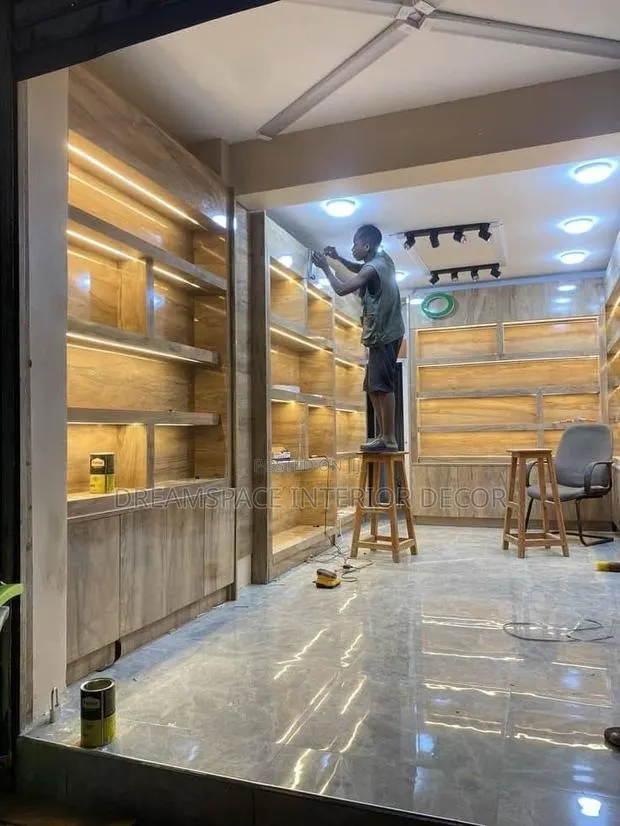 Premium Shop Shelves Make With Laminate Board · Photo 1