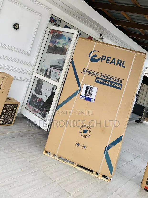 Top Choice Pearl 690 Liters Double Door (Glass Display) Black · Photo 1