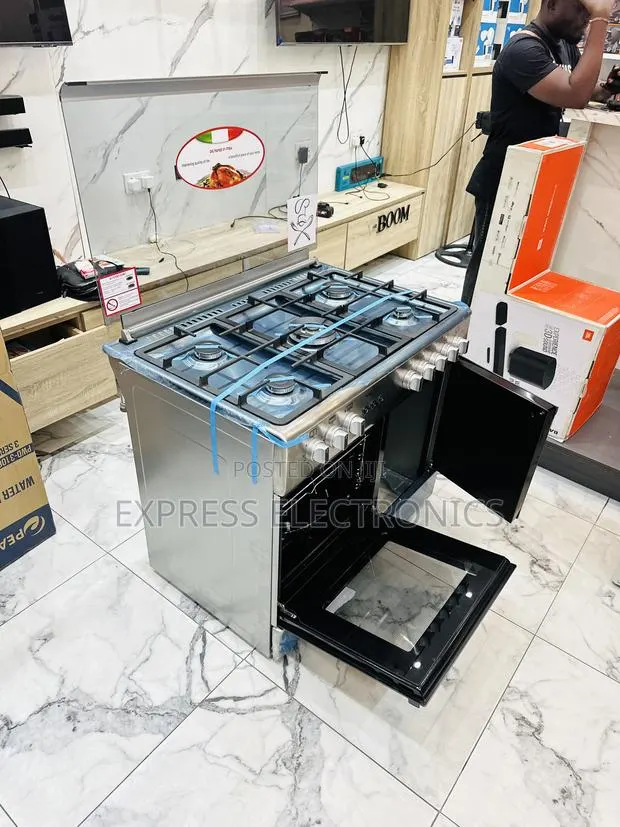 Purchase the New Midea Tech Gas Cooker Oven Grill 5burner 60/90 · Photo 1