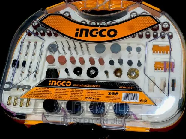 INGCO 250pcs Accessories of Mini Drill – AKMG2501 · Photo 1