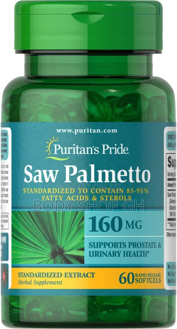 Puritans Pride Saw Palmetto Standardized Extract 160 Mg · Photo 1
