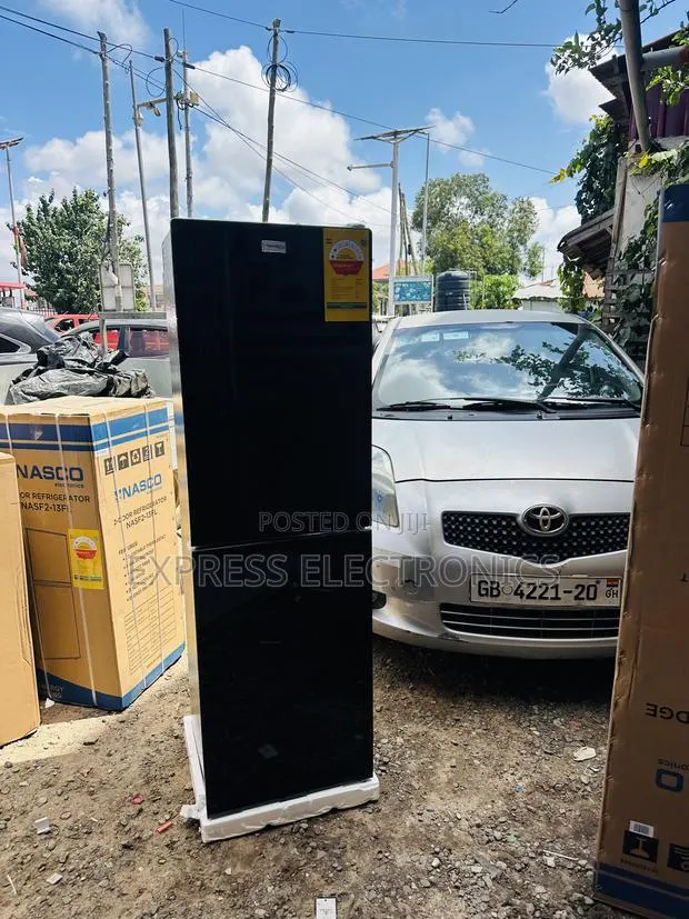 Text Us for Nasco NASD2-24FL 196L Double Door Bottom Freezer Fridge · Photo 1