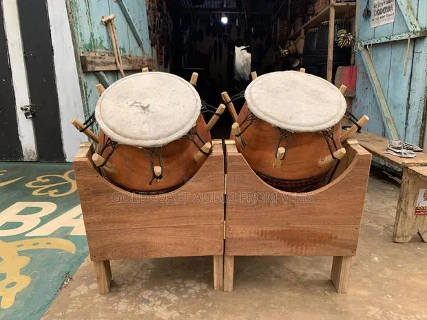 Atumpan (Talking Drum) Pair