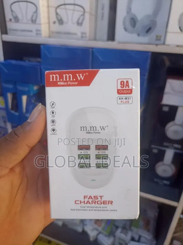 m.m.w Kk-M31 Plus 9a Output 6-Port USB Fast Charger · Photo 1