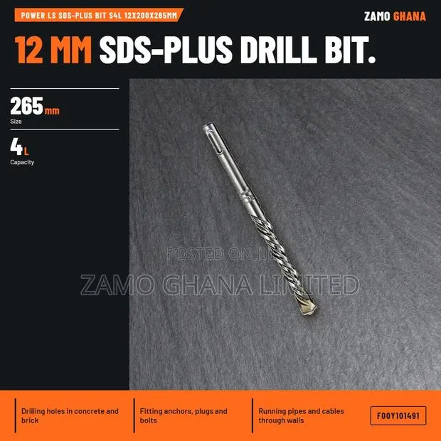 Power Ls SDS-Plus Bit S4L 12X200X265Mm - F00Y101491 · Photo 1