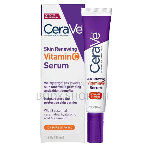 Cerave Vitamin C Serum With Hyaluronic Acid, Skin Brightening Serum · Photo 1