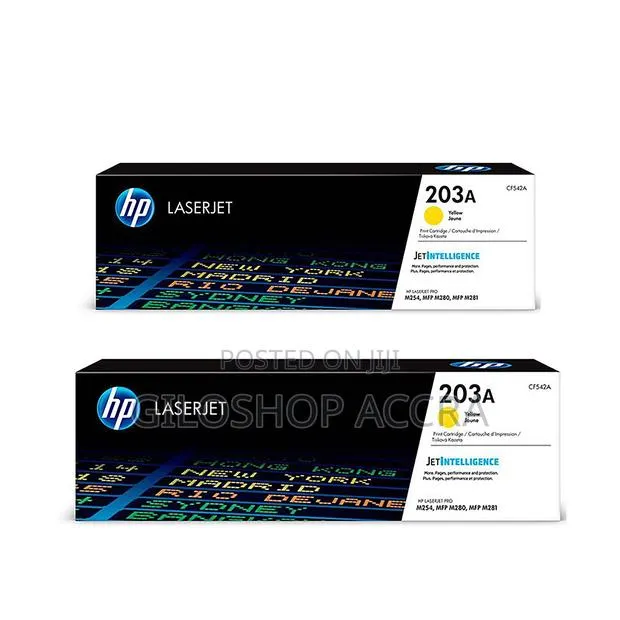 Hp 203a Cf542 Original Laserjet Toner Cartridges Yellow · Photo 1