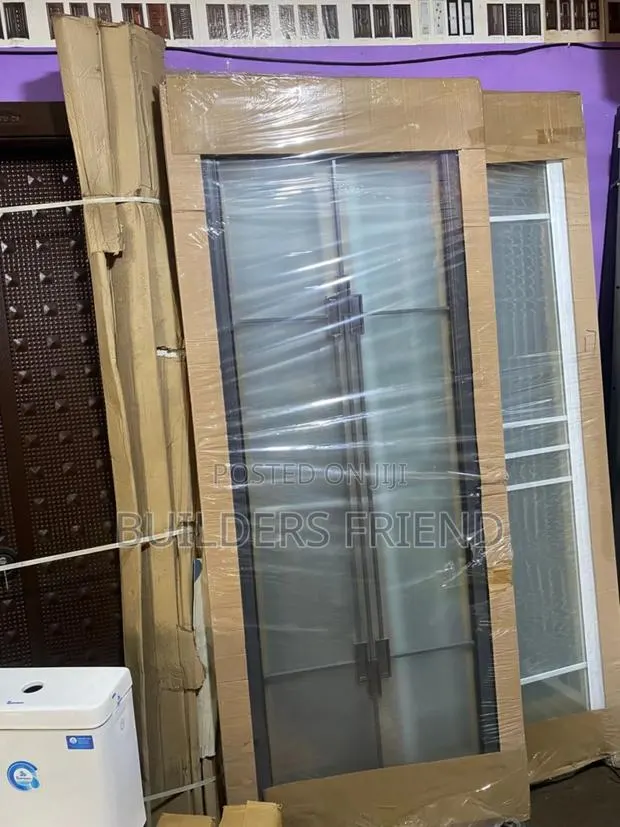 Double Glass Bathroom Door+All Accessories Set · Photo 1