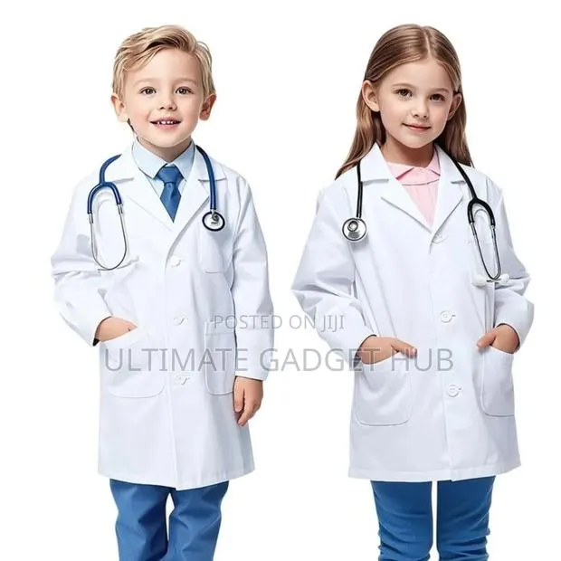 Kids Lab Coat and Stethoscope Set · Photo 1