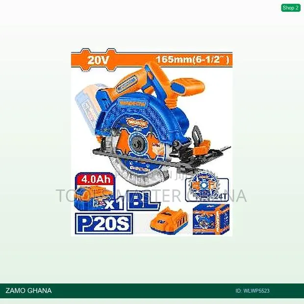 Cordless Circular Saw - Wlwp5523 · Photo 1
