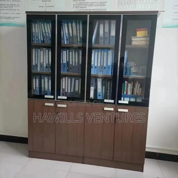 Wooden Office File Cabinet · Photo 1