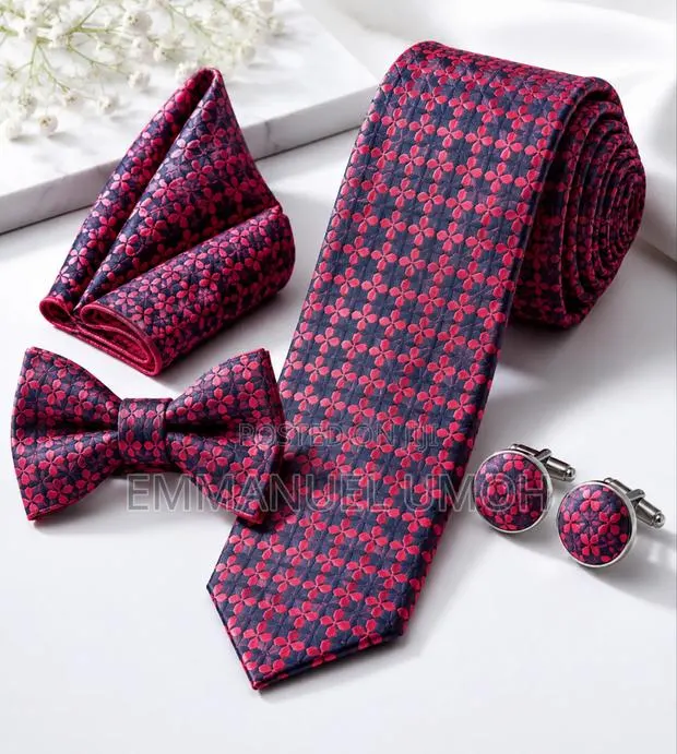 Good Quality Flying Ties and Bow Tie With Cufflinks and Pocket Square · Photo 1