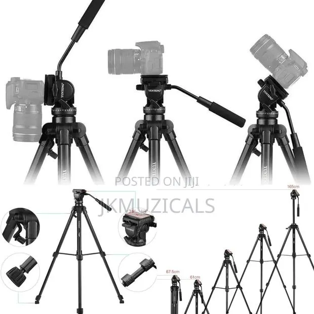 Yunteng VCT-880_ Universal Tripod_ Camera Stand With Phone Holder · Photo 1