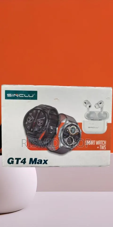 Sinclu Gt4 Max Smart Watch + Bluetooth Earbuds Set · Photo 1