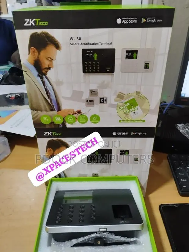 ZKTECO WL30 Fingerprint Time Attendance Terminal,Wifi Module · Photo 1