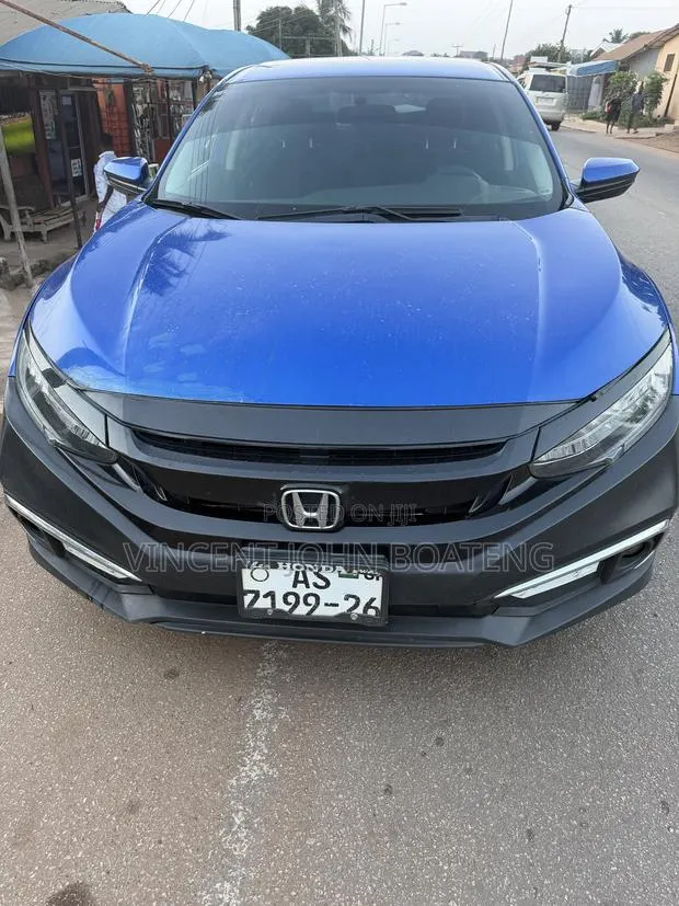 Honda Civic LX 4dr Sedan (2.0L 4cyl) 2017 Blue · Photo 1