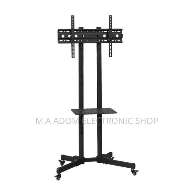 Tv Cart With Wheels DVD Shelf Suit Tv Between 32”-70” · Photo 1