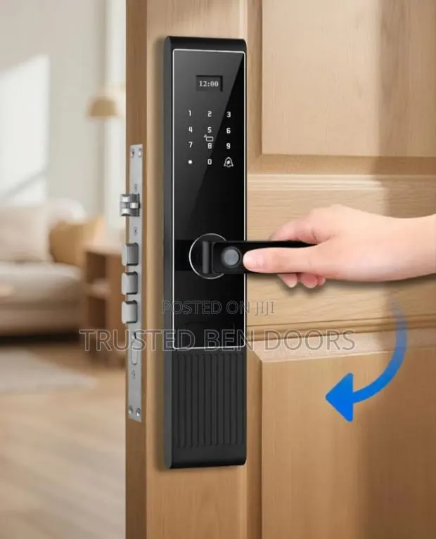 Waterproof Tuya Wifi Wireless Biometric Smart Lock for All Doors · Photo 1