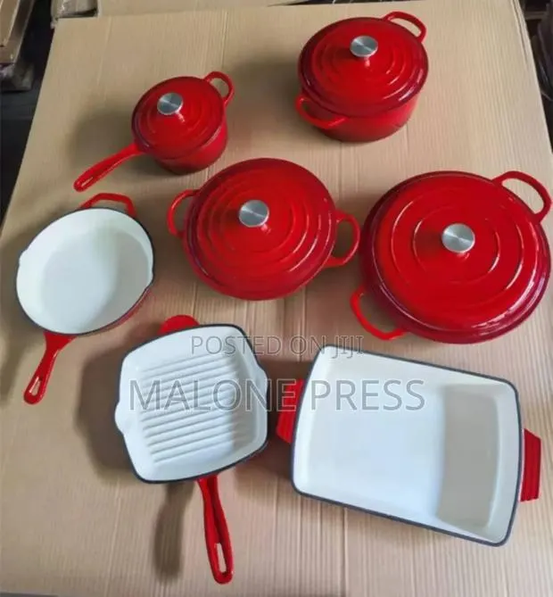 Enamel Non-Stick Cast Iron Utensils Very New and Available Now as Seen · Photo 1