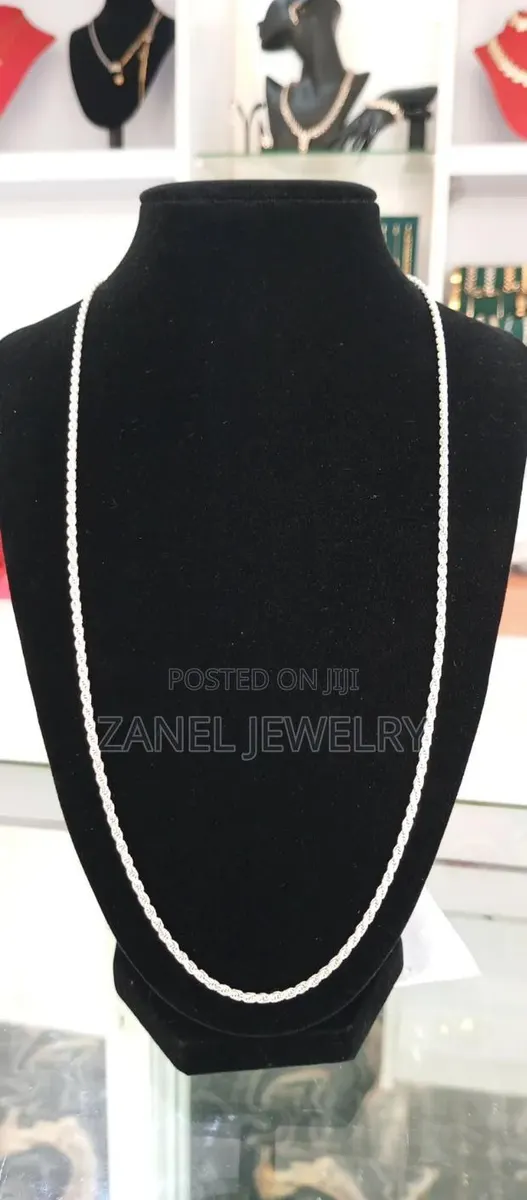Pure Silver Twist Necklace · Photo 2
