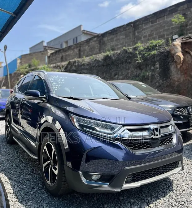 Honda CR-V Touring AWD 2018 Blue · Photo 1