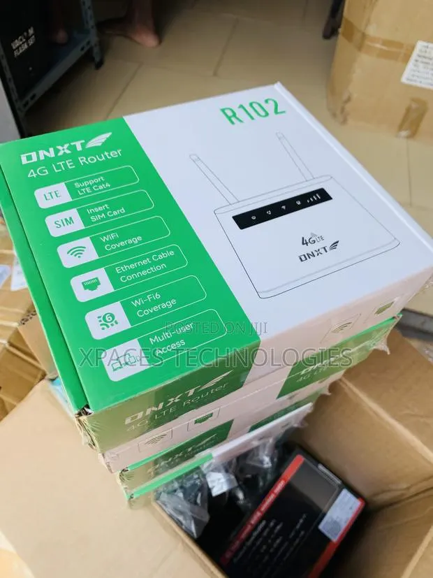 DNXT R102 4G LTE Wireless Router, Wi-Fi6 (4000mAh Battery) All Simcard · Photo 1