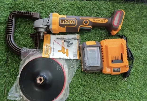 6-Speed Bl Cordless Angle Polisher With 3pcs Accessories - Apli20181 · Photo 1