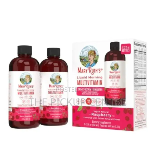 Maryruth's Liquid Morning Multivitamin, Raspberry, 2 Bottles (350gh Ea · Photo 1