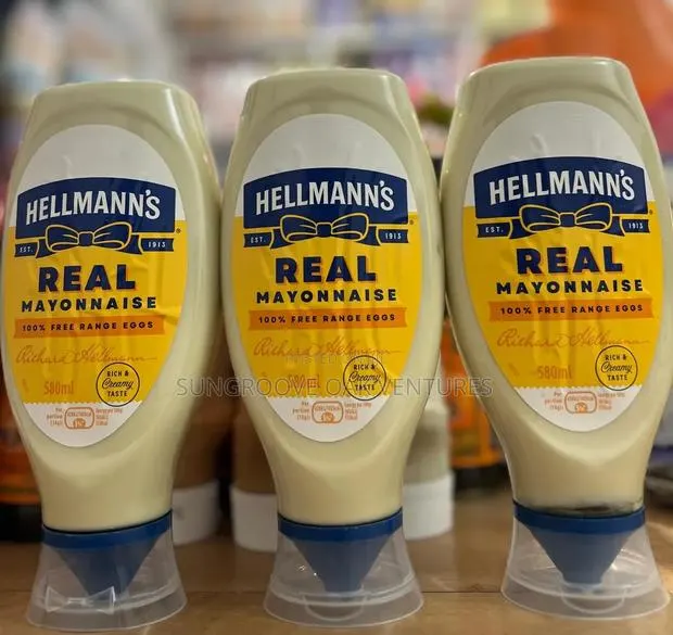 Hellman's Real Mayonnaise Squeeze 580ml · Photo 1