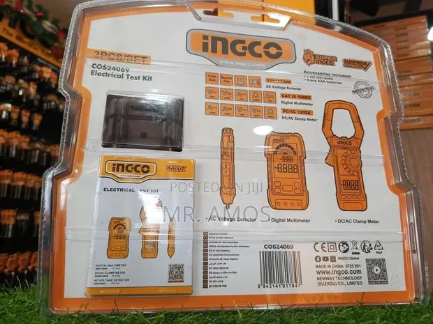 3PC AC/DC Clamp Meter, Multimeter,Voltage Detector Set - COS24069 · Photo 3