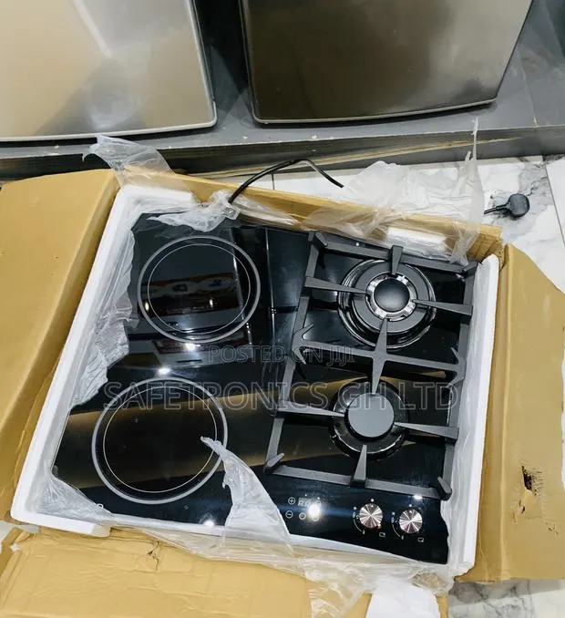 Just Purchase Kenwood Black Glass 2 Gas Burners and 2 Electric Hob · Photo 1