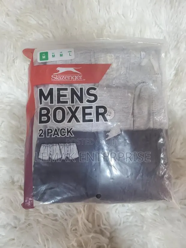 Men's Boxers 2 Pack Medium Size By Slazenger · Photo 1