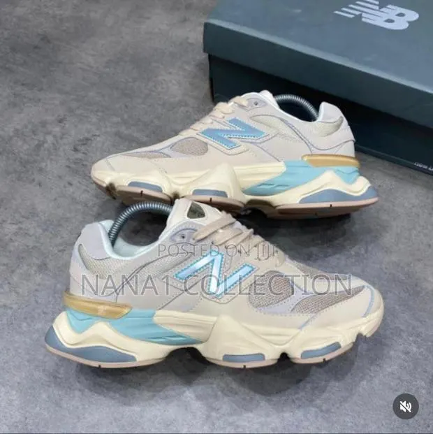 New Balance 9060 Ivory Cream Sneakers · Photo 1