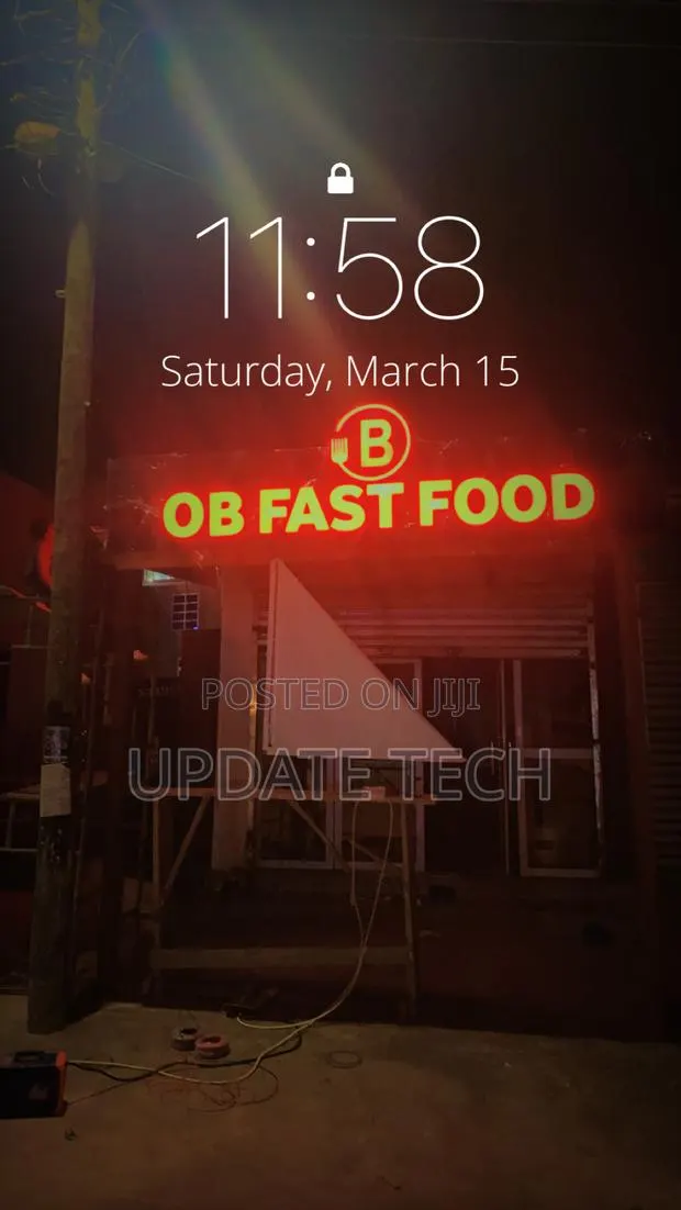 Ob Fast Food 3d Signage · Photo 1