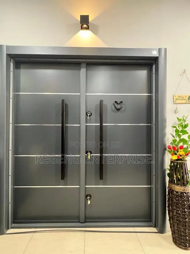 Modern (3)Locks Double Security Door · Photo 1